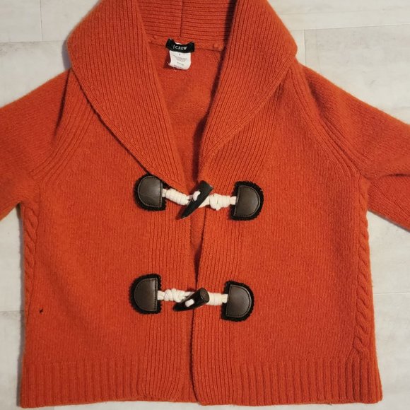Vintage Toggle J Crew Womens Lambs Wool And Cashmere Cardigan Small - Picture 2 of 7